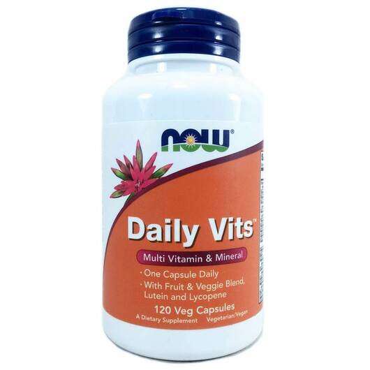 Основное фото товара Now, Мультивитамины, Daily Vits Multi, 120 капсул