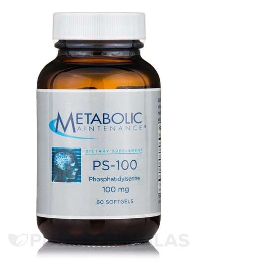 Основне фото товара Metabolic Maintenance, PS-100 Phosphatidylserine 100 mg, Фосфа...