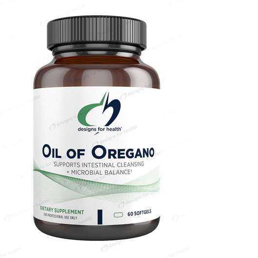 Основное фото товара Designs for Health, Масло орегано, Oil of Oregano, 60 капсул