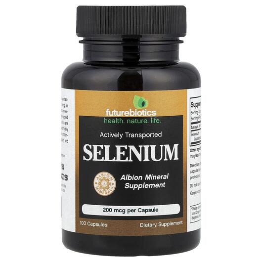 Основне фото товара Selenium 200 mcg Основне фото товара Future Biotics, Selenium 200 mcg, Селен, 100 капсул