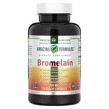 Amazing Nutrition, Бромелайн, Bromelain 500 mg, 120 капсул