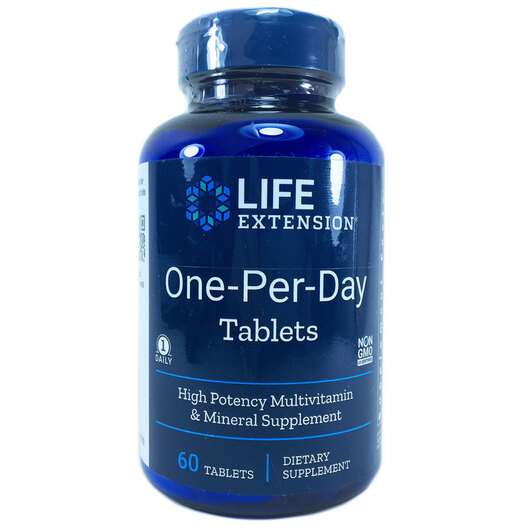 Основное фото товара Life Extension, Мультивитамины One-Per-Day, One-Per-Day, 60 та...