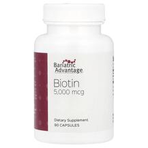 Вітамін B7 Біотин Biotin 5000 mcg Bariatric Advantage Вітамін B7 Біотин Biotin 5000 mcg Bariatric Advantage