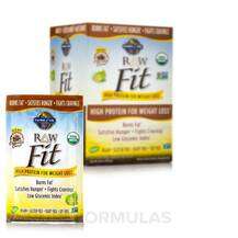 Raw Organic Fit High Protein Powder Chocolate Box of 10 Packet...