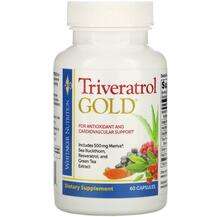 Dr. Whitaker, Антиоксиданты, Triveratrol Gold, 60 капсул