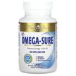 Фото товара Омега 3, Omega Sure Omega-3 Concentrate1000 mg, 60 капсул Pesco