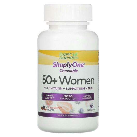 Основное фото товара Мультивитамины для женщин 50+, SimplyOne Women 50+ Triple Powe...