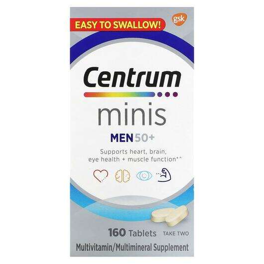 Основне фото товара Men 50+ Minis Multivitamin/Multivitamin, Мультивітаміни для чо...