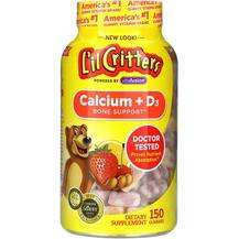 L'il Critters, Calcium + D3 Bone Support Natural Fruit Flavors...