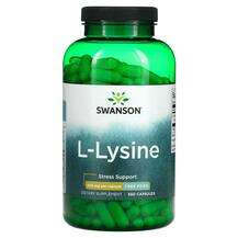 Swanson, L-Лизин, L-Lysine 500 mg, 300 капсул
