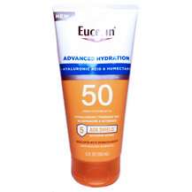 Eucerin, Санскрин, Advanced Hydration Sunscreen SPF 50, 150 мл