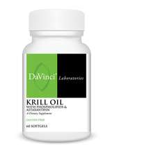 Олія Антарктичного Кріля Krill Oil DaVinci 60 капсул