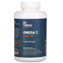 Dr Tobias, ДГК, Omega 3 Fish Oil Triple Strength, 180 капсул