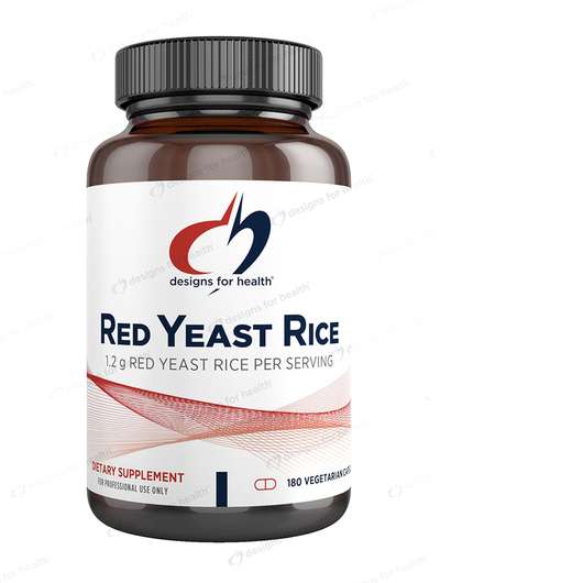 Основное фото товара Designs for Health, Красный дрожжевой рис, Red Yeast Rice, 180...