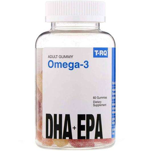 Основне фото товара T-RQ, Omega-3 DHA + EPA, Риб'ячий жир Омега-3, 60 цукерок