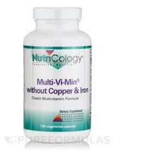 Nutricology, Multi-Vi-Min without Copper & Iron, 150 Veget...