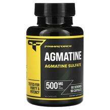 Primaforce, Agmatine Sulfate 500 mg, Агматину сульфат, 90 капсул