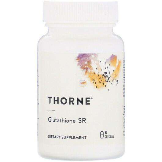 Основне фото товара Thorne, Glutathione-SR 60, Амінокислоти, 60 капсул