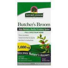 Nature's Answer, Butchers Broom 1000 mg, Іглиця 1000 мг, 90 ка...