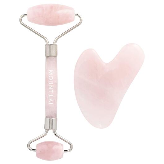 Основное фото товара The Rose Quartz Facial Spa Set Основное фото товара Массажные камни, The Rose Quartz Facial Spa Set, 2 Piece Set