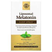 Solgar, Liposoman Melatonin Sleep Spray Mild Mint 100 Oral Spr...