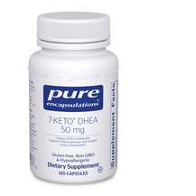 Pure Encapsulations, 7-Keto DHEA 50 mg, 120 Capsules