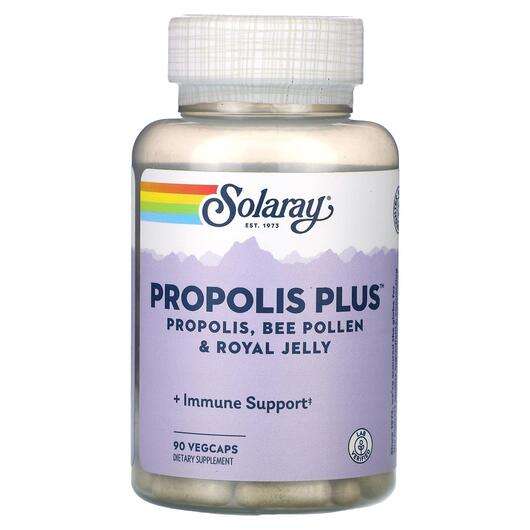 Основне фото товара Solaray, Propolis Plus Propolis Bee Pollen & Royal Jelly, ...