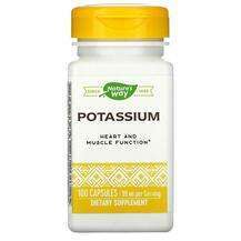 Nature's Way, Potassium Complex 99 mg, 100 Capsules