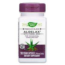 Nature's Way, Aloelax with Fennel Seed 340 mg, 100 Vegetarian ...