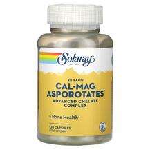 Solaray, 2:1 Ratio Cal-Mag Asporotates Advanced Chelate Comple...