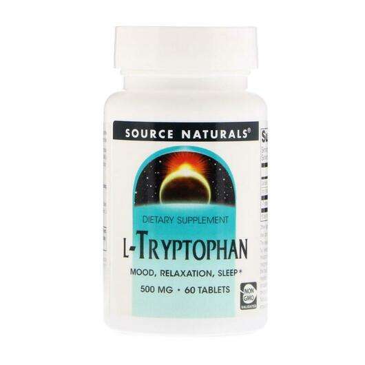 Основное фото товара Source Naturals, L-Триптофан 500 мг, L-Tryptophan 500 mg 60, 6...