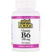 Фото товару Natural Factors, Vitamin B6 Pyridoxine HCl 100 mg, Вітамін B6 ...