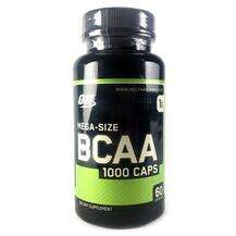 Optimum Nutrition, БЦАА 1000 мг, BCAA 1000 mg 60, 60 капсул