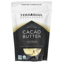 Terrasoul Superfoods, Суперфуд, Cacao Butter Cold-Pressed, 454 г