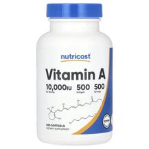 Vitamin A 10000 IU Витамин А Ретинол Nutricost 500 капсул
