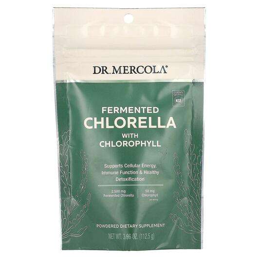 Основное фото товара Dr. Mercola, Хлорофилл, Fermented Chlorella with Chlorophyll, ...