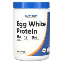 Протеїн Egg White Protein Unflavored Nutricost 227 г