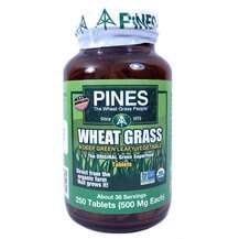 Pines International, Wheat Grass, Вітграс 500 мг, 250 таблеток
