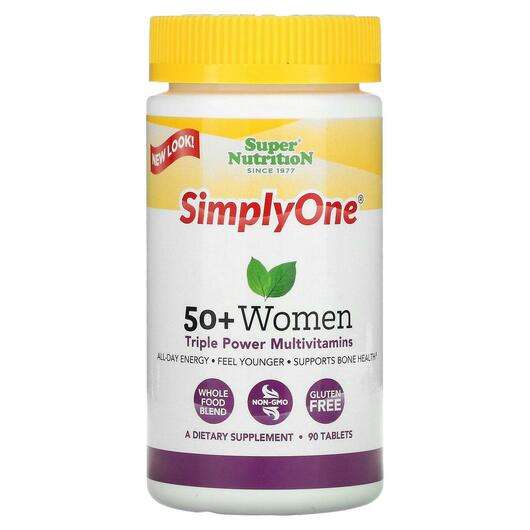 Основное фото товара Мультивитамины для женщин 50+, SimplyOne 50+ Women Triple Powe...