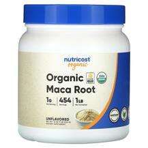 Nutricost, Organic Maca Root Unflavored, 454 g