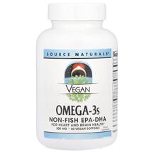 Vegan Omega 3S EPA DHA 300 mg 60 Vegan Омега 3 6