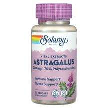 Solaray, Астрагал, Vital Extracts Astragalus 200 mg, 30 капсул