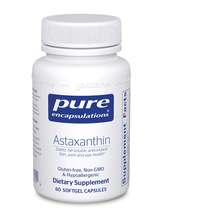 Pure Encapsulations, Astaxanthin, Астаксантин, 60 капсул