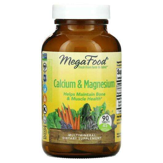 Основное фото товара Mega Food, Кальций магний и калий, Calcium Magnesium & Pot...