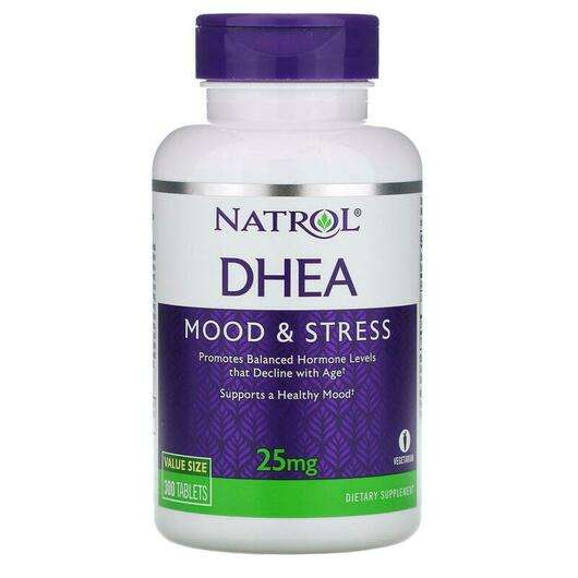 Основне фото товара Natrol, DHEA 25 mg 300, Дегідроепіандростерон, 300 таблеток