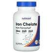Фото товару Nutricost, Iron Chelate From Ferrochel 36 mg, Залізо, 240 капсул
