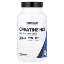 Креатин Performance Creatine HCl 750 mg Nutricost