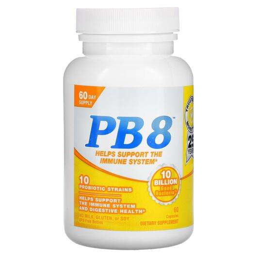 Основне фото товара Nutrition Now, PB 8 Probiotic 10 Billion, Пробіотики, 60 капсул