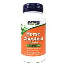 Now, Horse Chestnut 300 mg, Конский каштан 300 мг, 90 капсул