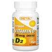 Фото товара Deva, Веганский Витамин D2, Vegan Vitamin D2 20 mcg 800 IU, 90...